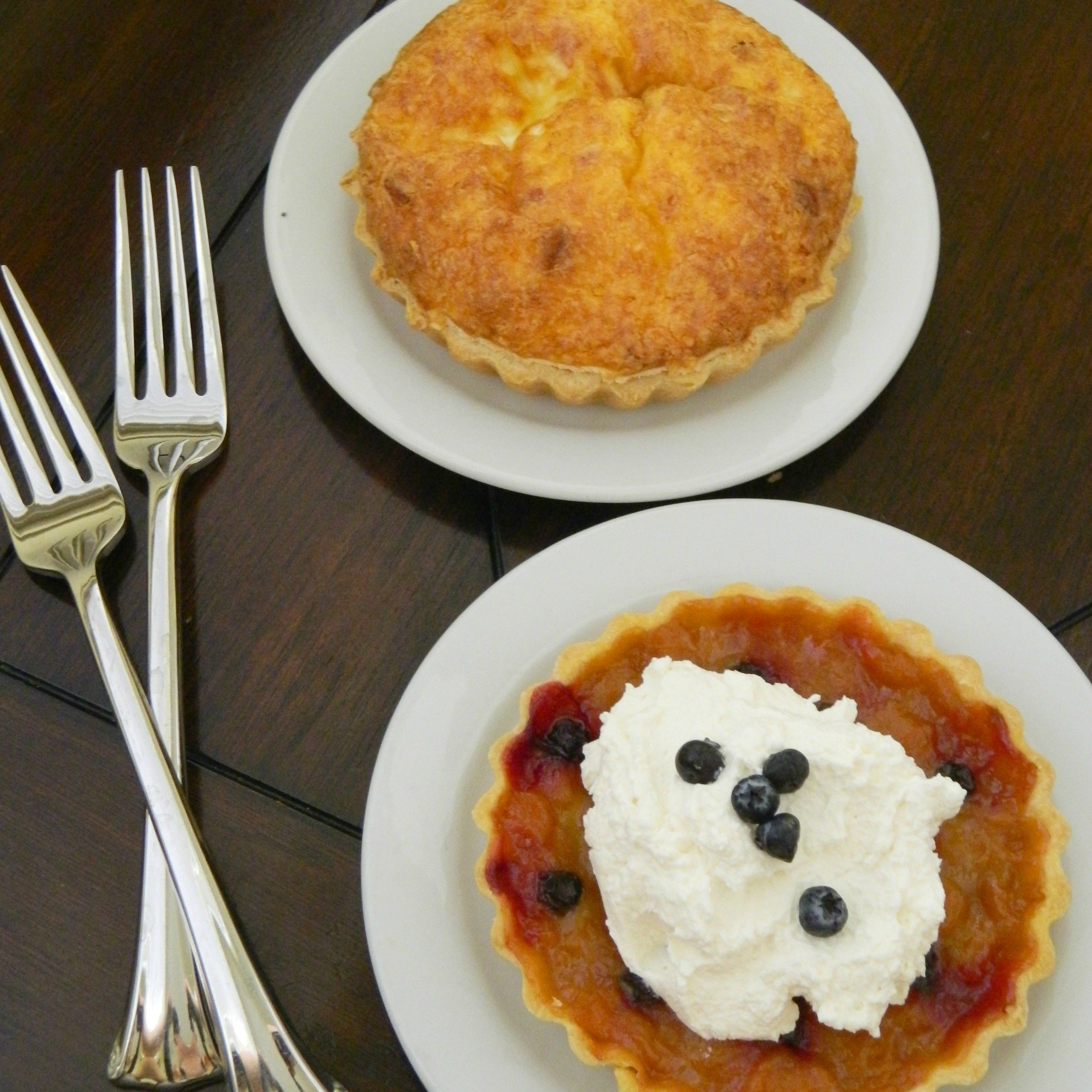 Apricot Tart And A Breakfast Quiche