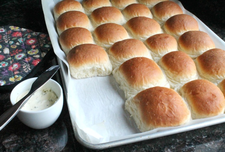 Homemade butter rolls